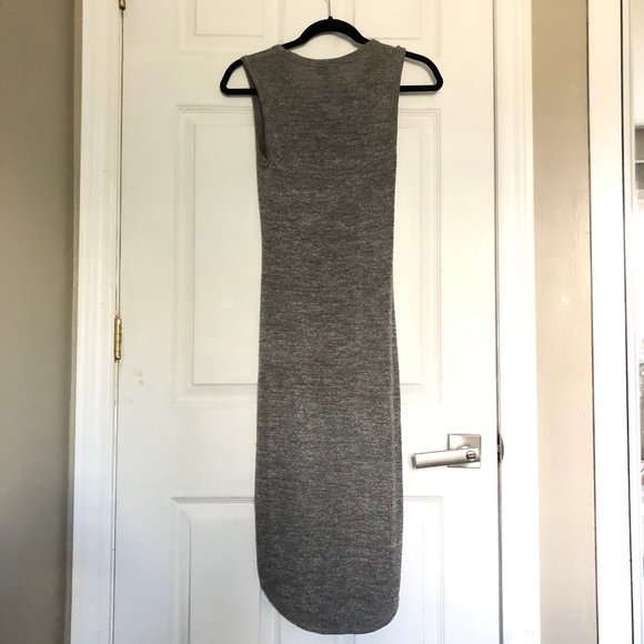 Aritzia Wilfred Free grey bodycon midi dress - Picture 2 of 3